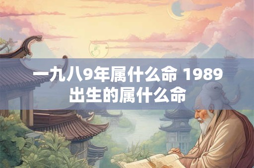 一九八9年属什么命 1989出生的属什么命