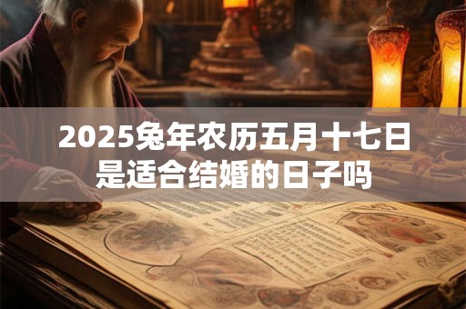 2025兔年农历五月十七日是适合结婚的日子吗