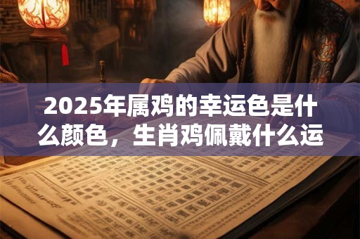 2025年属鸡的幸运色是什么颜色，生肖鸡佩戴什么运气最好
