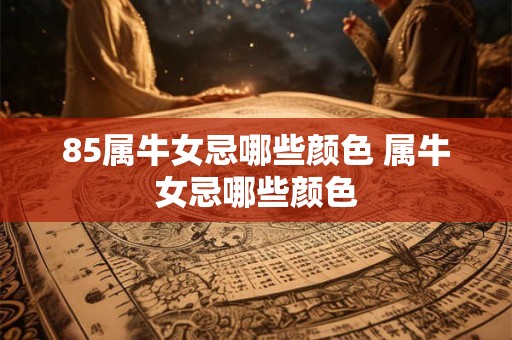 85属牛女忌哪些颜色 属牛女忌哪些颜色