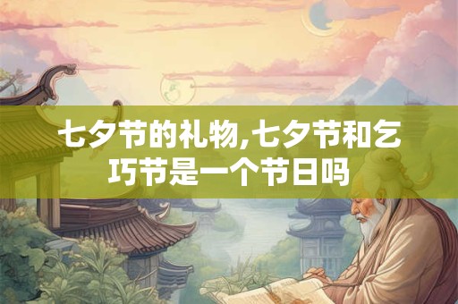 七夕节的礼物,七夕节和乞巧节是一个节日吗