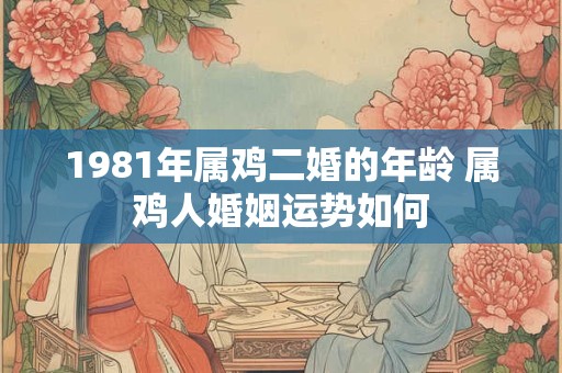 1981年属鸡二婚的年龄 属鸡人婚姻运势如何 1981年属鸡二婚的年龄 属鸡人婚姻运势如何