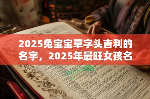 2025兔宝宝草字头吉利的名字，2025年最旺女孩名字