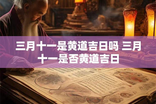 三月十一是黄道吉日吗 三月十一是否黄道吉日 三月十一是黄道吉日吗 三月十一是否黄道吉日