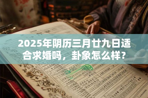 2025年阴历三月廿九日适合求婚吗，卦象怎么样？