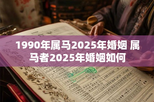 1990年属马2025年婚姻 属马者2025年婚姻如何