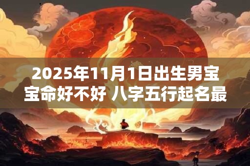 2025年11月1日出生男宝宝命好不好 八字五行起名最全款