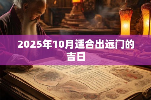 2025年10月适合出远门的吉日