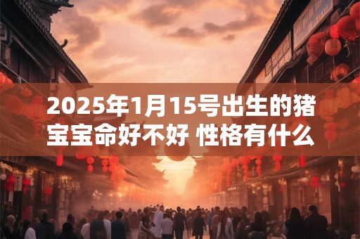 2025年1月15号出生的猪宝宝命好不好 性格有什么特点