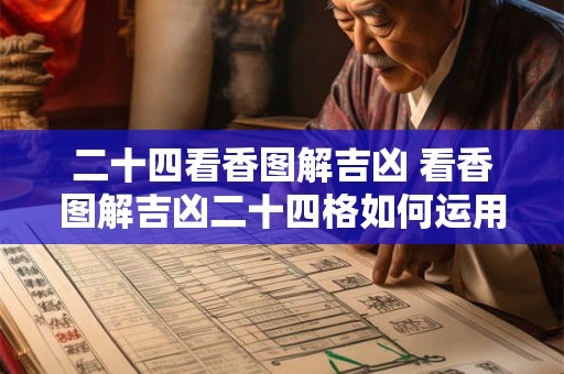 二十四看香图解吉凶 看香图解吉凶二十四格如何运用