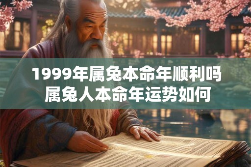 1999年属兔本命年顺利吗 属兔人本命年运势如何