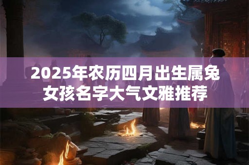 2025年农历四月出生属兔女孩名字大气文雅推荐 2025年农历四月出生属兔女孩名字大气文雅推荐