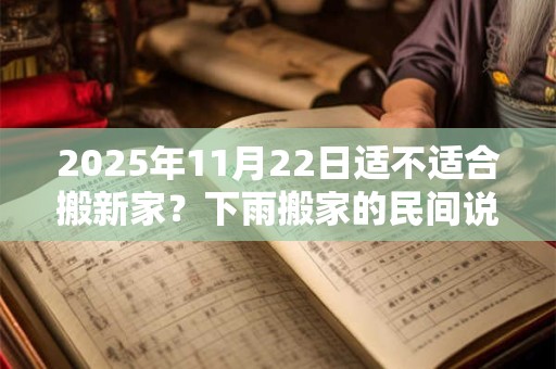 2025年11月22日适不适合搬新家？下雨搬家的民间说法