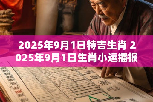 2025年9月1日特吉生肖 2025年9月1日生肖小运播报