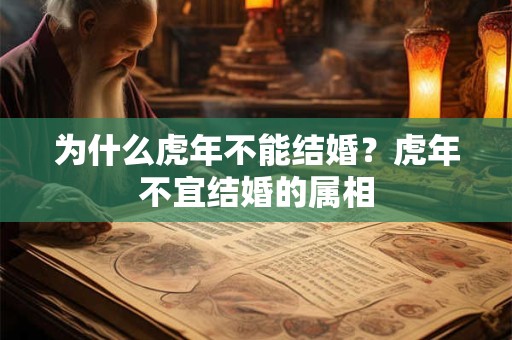 为什么虎年不能结婚？虎年不宜结婚的属相