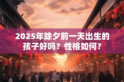 2025年除夕前一天出生的孩子好吗？性格如何？