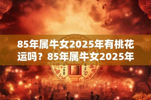 85年属牛女2025年有桃花运吗?85年属牛女2025年适合生孩子吗? 85年属牛女2025年有桃花运吗?85年属牛女2025年适合生孩子吗?