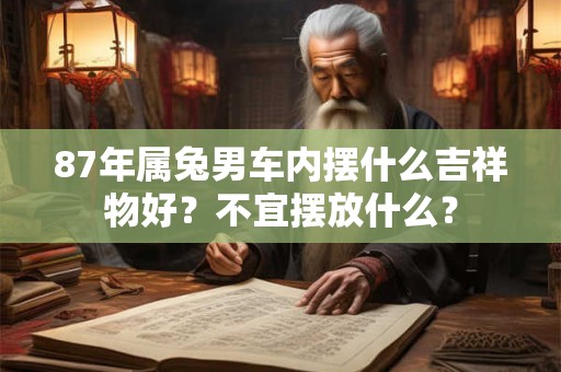 87年属兔男车内摆什么吉祥物好？不宜摆放什么？