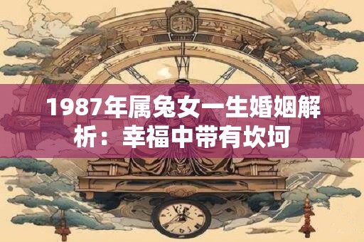 1987年属兔女一生婚姻解析：幸福中带有坎坷
