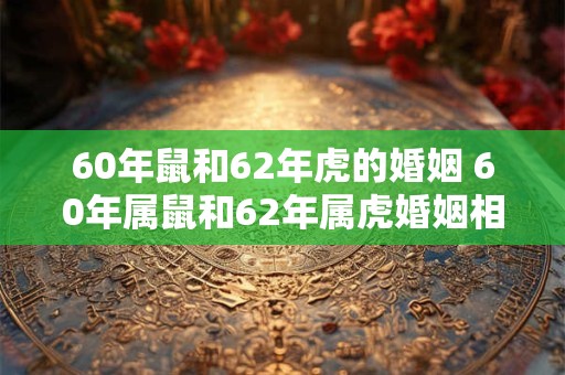 60年鼠和62年虎的婚姻 60年属鼠和62年属虎婚姻相配吗