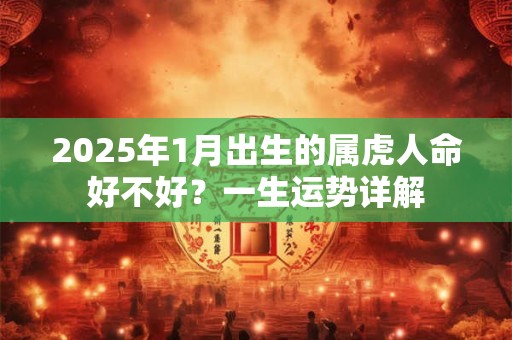 2025年1月出生的属虎人命好不好？一生运势详解