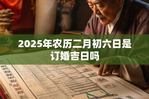 2025年农历二月初六日是订婚吉日吗