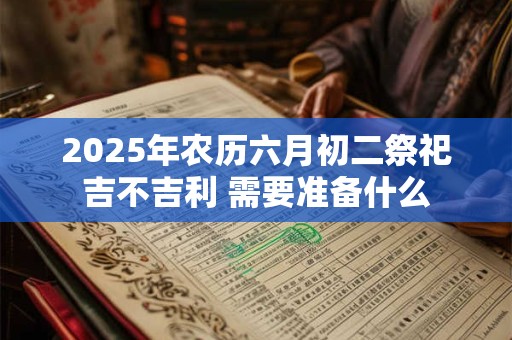 2025年农历六月初二祭祀吉不吉利 需要准备什么