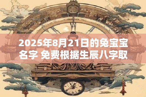 2025年8月21日的兔宝宝名字 免费根据生辰八字取名 2025年8月21日的兔宝宝名字 免费根据生辰八字取名