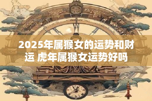 2025年属猴女的运势和财运 虎年属猴女运势好吗