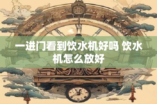 一进门看到饮水机好吗 饮水机怎么放好