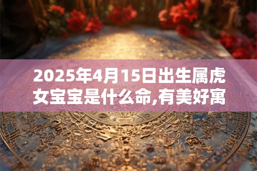 2025年4月15日出生属虎女宝宝是什么命,有美好寓意的女孩名字
