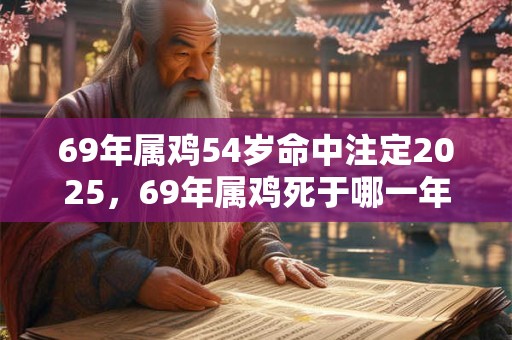 69年属鸡54岁命中注定2025，69年属鸡死于哪一年？