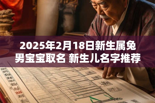 2025年2月18日新生属兔男宝宝取名 新生儿名字推荐