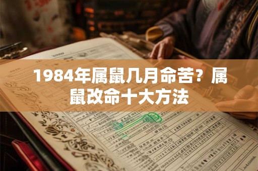 1984年属鼠几月命苦？属鼠改命十大方法