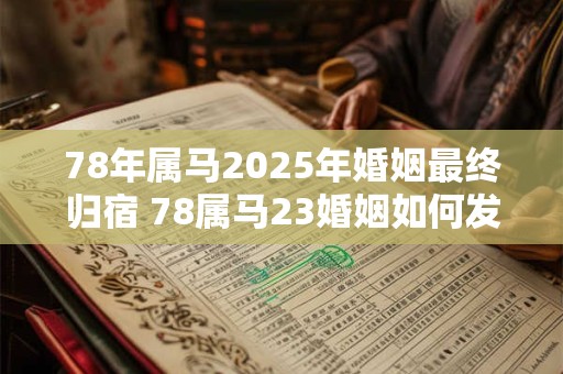 78年属马2025年婚姻最终归宿 78属马23婚姻如何发展