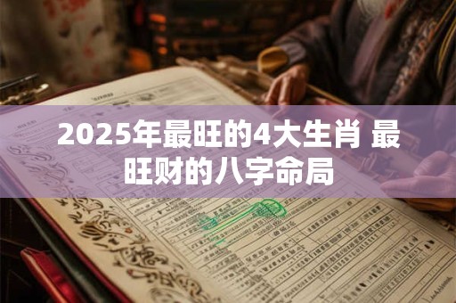 2025年最旺的4大生肖 最旺财的八字命局