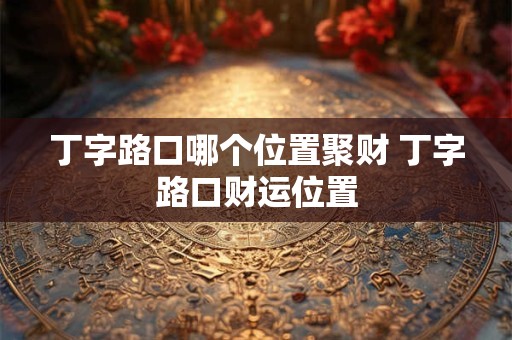 丁字路口哪个位置聚财 丁字路口财运位置