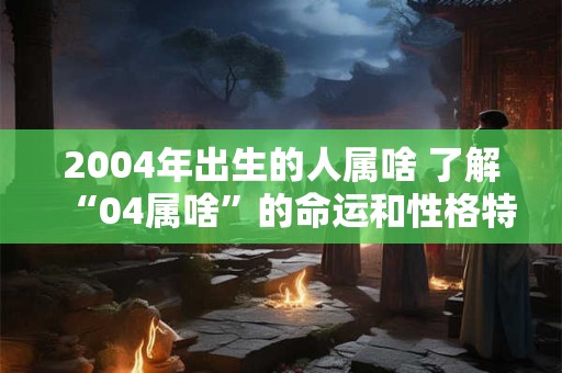 2004年出生的人属啥 了解“04属啥”的命运和性格特点 2004年出生的人属啥 了解“04属啥”的命运和性格特点