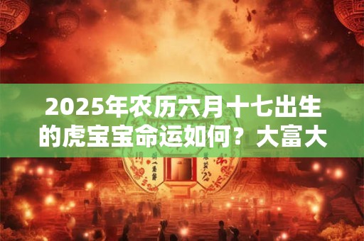 2025年农历六月十七出生的虎宝宝命运如何？大富大贵吗？