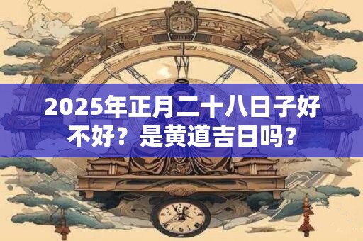 2026年正月二十八日子好不好?是黄道吉日吗? 2026年正月二十八日子好不好?是黄道吉日吗?