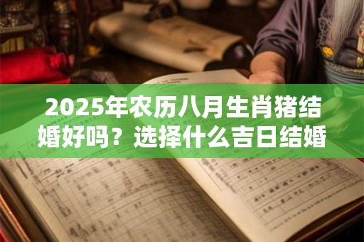 2025年农历八月生肖猪结婚好吗？选择什么吉日结婚能幸福？