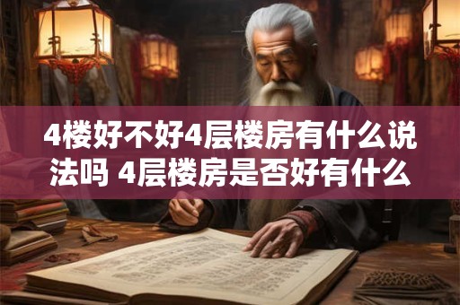 4楼好不好4层楼房有什么说法吗 4层楼房是否好有什么看法 4楼好不好4层楼房有什么说法吗 4层楼房是否好有什么看法