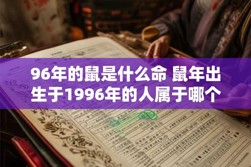 96年的鼠是什么命 鼠年出生于1996年的人属于哪个生肖 96年的鼠是什么命 鼠年出生于1996年的人属于哪个生肖