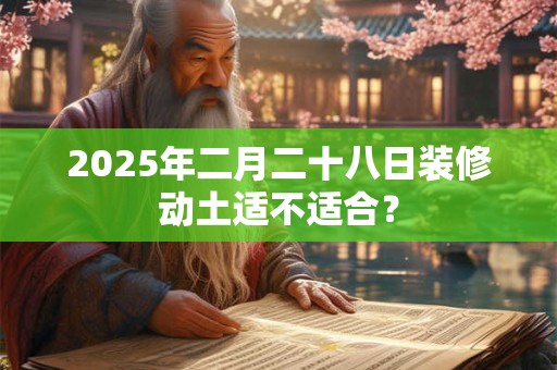 2025年二月二十八日装修动土适不适合？