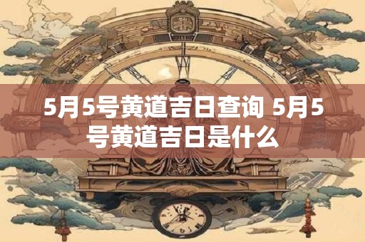 5月5号黄道吉日查询 5月5号黄道吉日是什么 5月5号黄道吉日查询 5月5号黄道吉日是什么