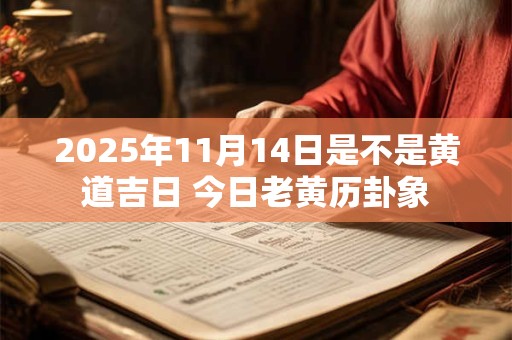 2026年11月14日是不是黄道吉日 今日老黄历卦象 2026年11月14日是不是黄道吉日 今日老黄历卦象