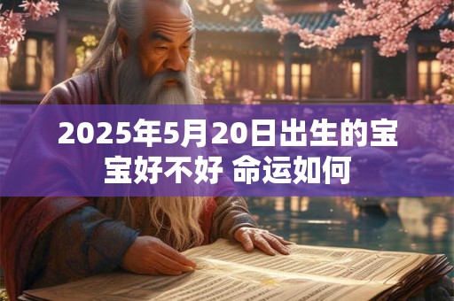 2025年5月20日出生的宝宝好不好 命运如何 2025年5月20日出生的宝宝好不好 命运如何