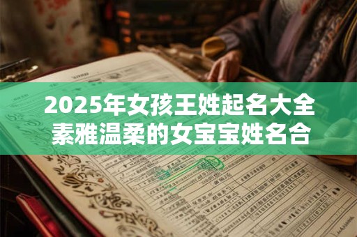 2025年女孩王姓起名大全 素雅温柔的女宝宝姓名合集 2025年女孩王姓起名大全 素雅温柔的女宝宝姓名合集