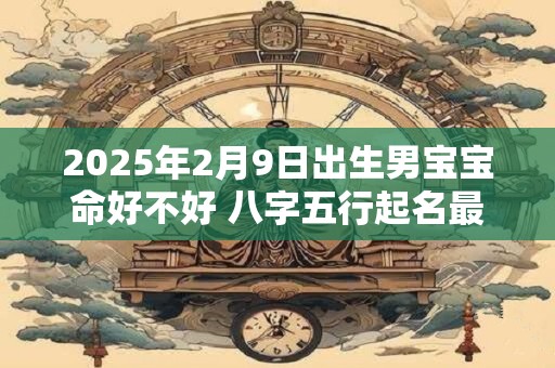 2025年2月9日出生男宝宝命好不好 八字五行起名最全款