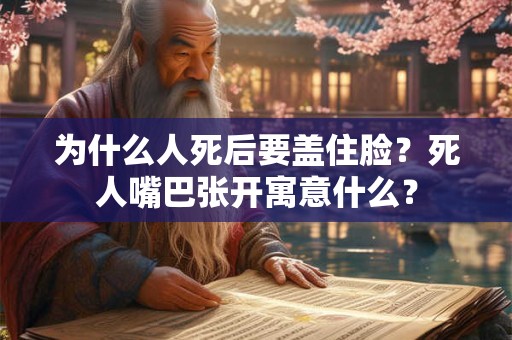 为什么人死后要盖住脸？死人嘴巴张开寓意什么？